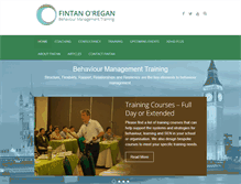 Tablet Screenshot of fintanoregan.com